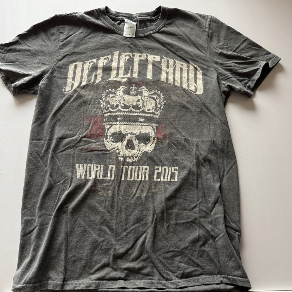 Def Leppard 2015 Gray Tour T-Shirt